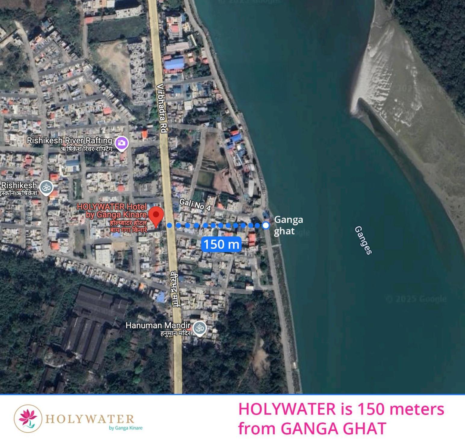 Holywater Hotel By Ganga Kinare #150 Mts From Ganga Ghat Rishīkesh Extérieur photo